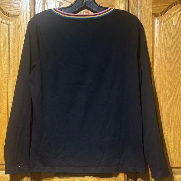 Tommy Hilfiger x New York Black Graphic Long Sleeve Tee Medium - Picture 8 of 8
